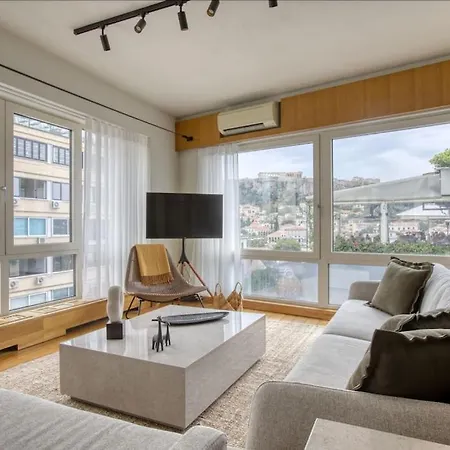 Apartmán Sunny Luxury Loft,Stunning Acropolis View, Jacuzzi Atény Exteriér fotografie