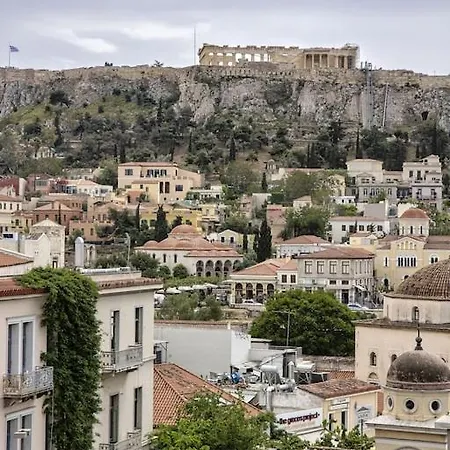 Apartmán Sunny Luxury Loft,Stunning Acropolis View, Jacuzzi Atény Exteriér fotografie
