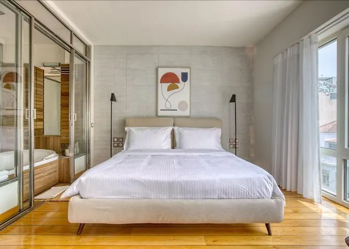 Sunny Luxury Loft,Stunning Acropolis View, Jacuzzi